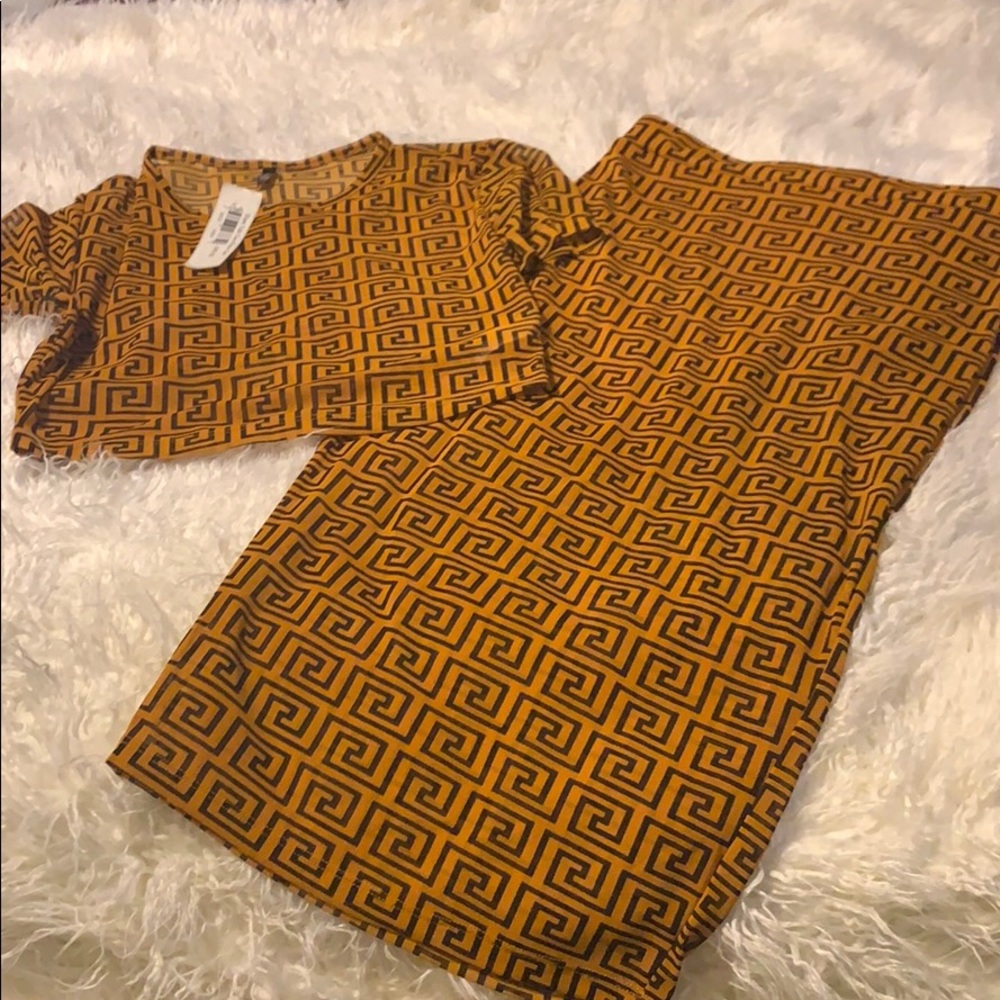 Two Piece Skirt Set